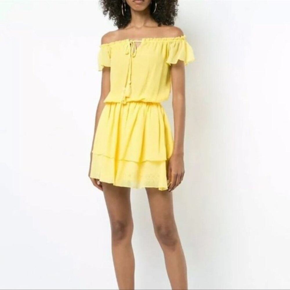 Kobi Halperin Women's Darcie Flutter Dress New W/ Tag Summer Garden Party Size L
